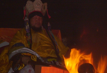 Feuerpuja mit Lama Gangchen